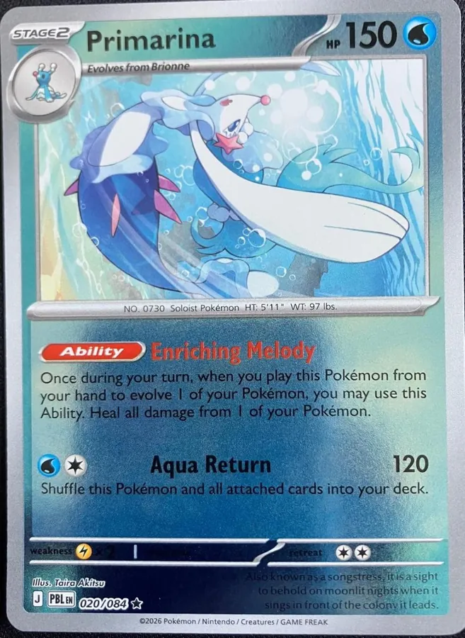 Primarina [Reverse Holo]